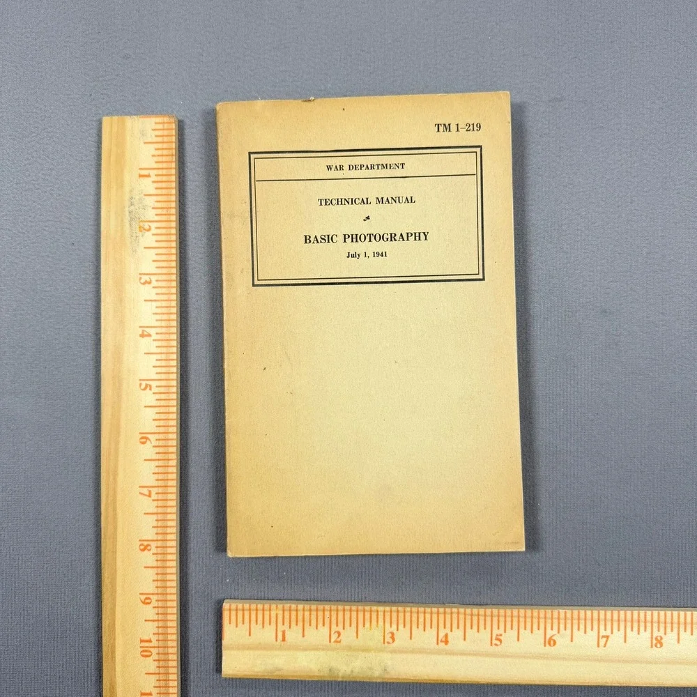 Vintage 1941 Basic Photography Instructional Guide Book Optics & Darkroom 1941